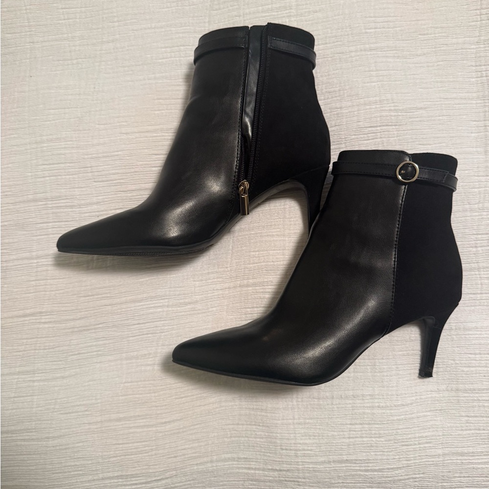 Calvin Klein Collection Black Heeled Boots